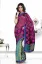 Picture of indian handmade ethnic saree floral printed pure silk b