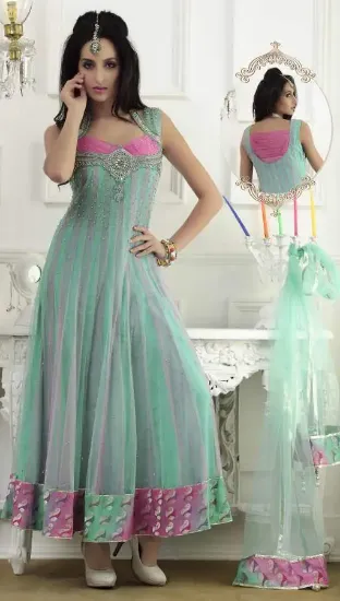 Picture of maxi gowny beaded mermaid long pageant evening prom dre