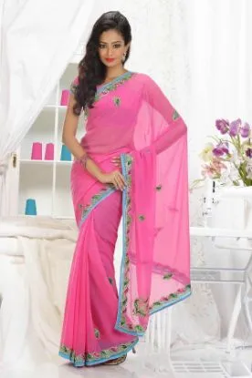 Picture of modest maxi gown listing indian designer magenta zari b