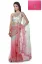 Picture of indian embroidered sari georgette blend maroon party w,