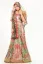 Picture of indian embroidered sari georgette blend red dress part,