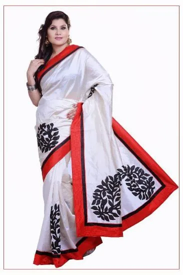 Picture of mayurart handmade patola animal print sari indian saree