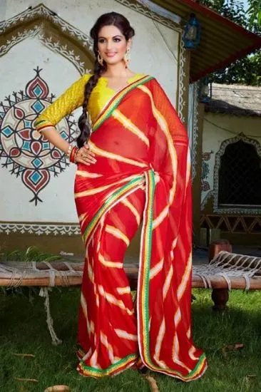Picture of green south india silk saree heavy jari soft silk saree