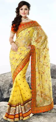 Picture of indian handmade style printed sari women casual wear se