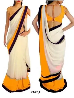 Picture of indian handmade style saree women wrap dress ethnic wea