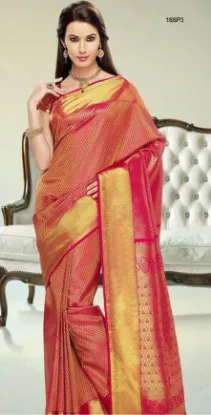 Picture of indian handmade style sari georgette blend combo of emb