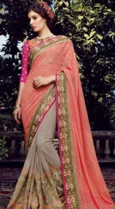 Picture of modest maxi gown listing saree ethnic women indian fest
