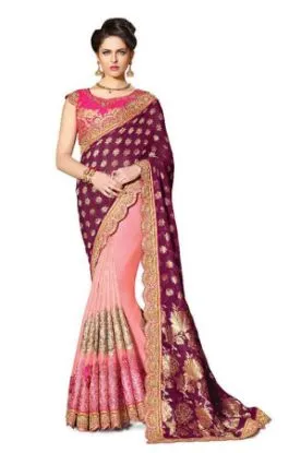 Picture of bollywood designer sari indian pakistani traditional em