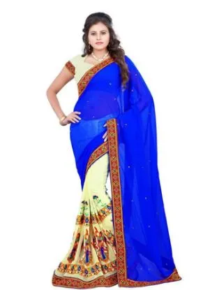 Picture of indian women bollywood designer sari traditional partyw