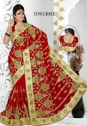 Picture of indian women party wear saree bridal bollywood sari des