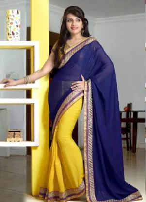Picture of reception designer saree bollywood fancy heavy pakistan