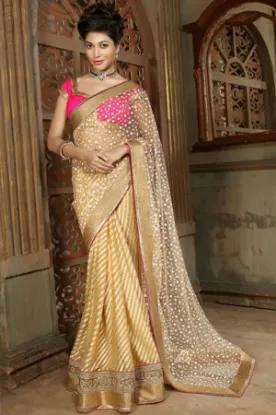 Picture of u women partywear designer sari traditional bollywood s