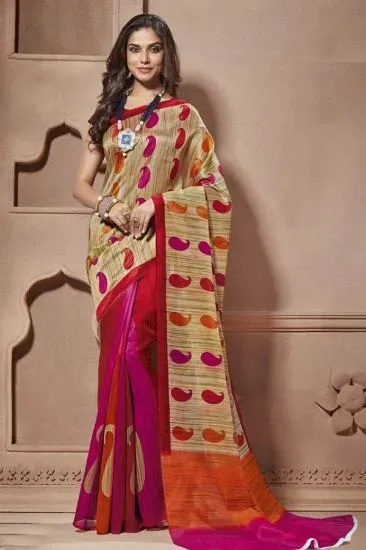 Picture of bollywood party saree indian pakistani wedding designe,