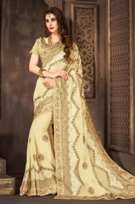 Picture of bridal bollywood saree designer traditional indian par,