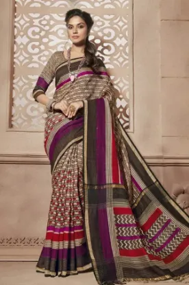 Picture of combo of handmade style sari indian women ethnic wear b