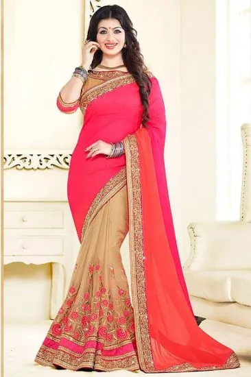 Picture of designer saree bollywood indian ethnic party wear roya,