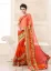 Picture of indian designer sari ethnic party wear beautiful saree,