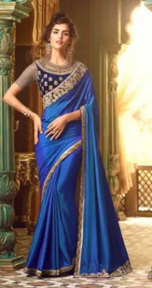 Picture of indian designer sari ethnic traditional saree,e7616 ,e7