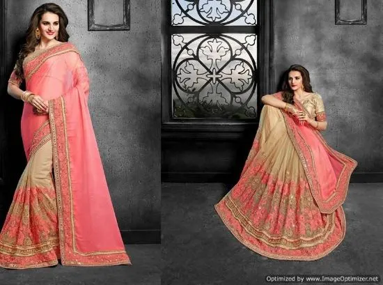Picture of indian printed combo sari women fashion silk blend cra,