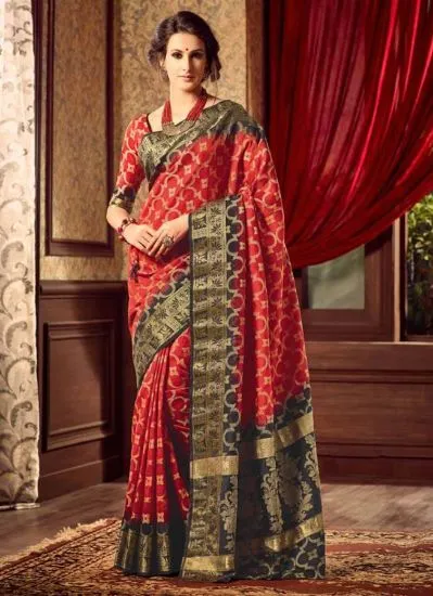 Picture of dress saree lycra silk georgette with banarasi blous,e8