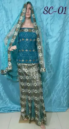 Picture of wedding long dress evening wedding ethnic anarkali salw