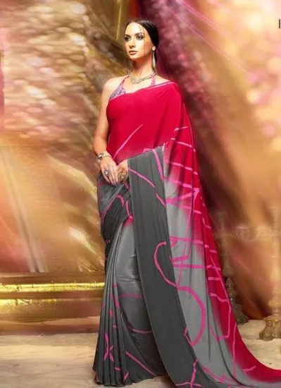 Picture of beautiful banarasi cotton saree modest maxi gown tradit