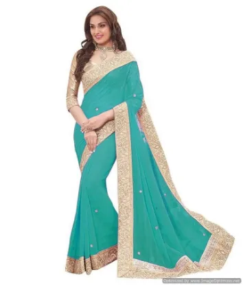 Picture of pakistani indian partywear saree wedding bollywood sty,