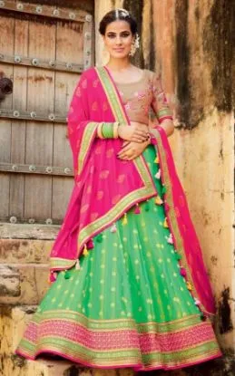 Picture of party wear ethnic pakistani bridal sari indian bollywo,