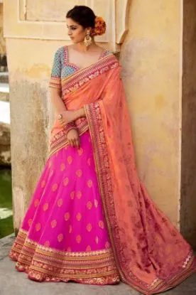 Picture of partywear indian traditional fancy sari evening design,