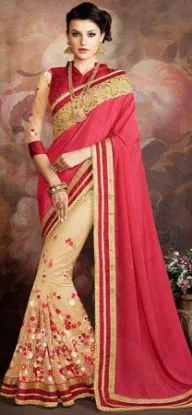 Picture of partywear saree designer sari indian women bollywood w,