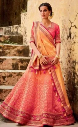 Picture of partywear saree traditional designer sari indian women,
