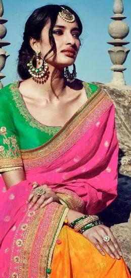 Picture of sari festival traditional saree designer bollywood emb,