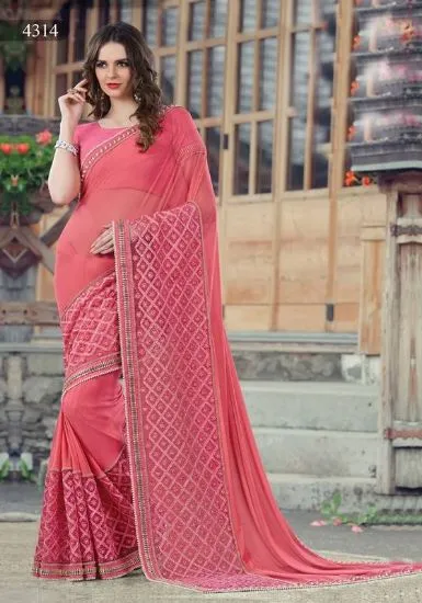 Picture of sari saree indian bollywood designer silk pakistani tr,