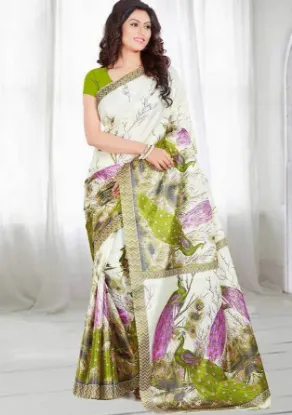 Picture of thirupuvanam silk handloom heavy jari work grand pallu,