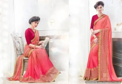 Picture of u bollywood designer traditional sari ethnic partywear,