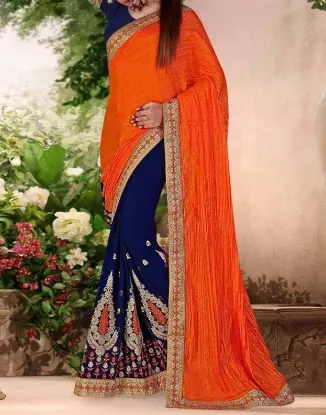 Picture of u designer sari bridal traditional saree ethnic partyw,