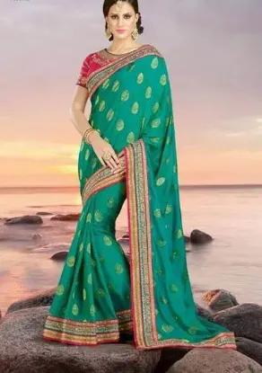 Picture of u evening saree women partywear party sari indian desi,