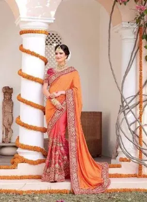 Picture of u indian bollywood saree bridal partywear sari designe,