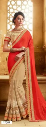 Picture of partywear sari fancy designer indian women evening tre,