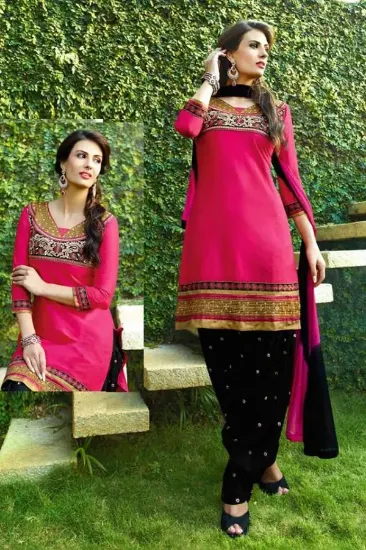 Picture of "maria b" latest pakistani designer 3 pieces embroidere