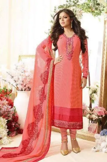 Picture of 5 pc whole indian kameez salwar suit pakistani ethnic p