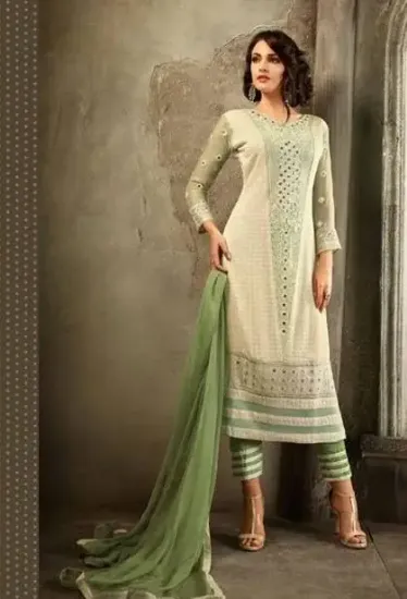 Picture of anarkali 7957 flared dress medium size karishma kapoor 