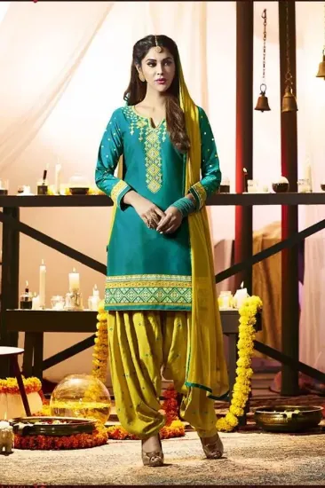 Picture of anarkali dress designer suit indian pakistani ethnic sa