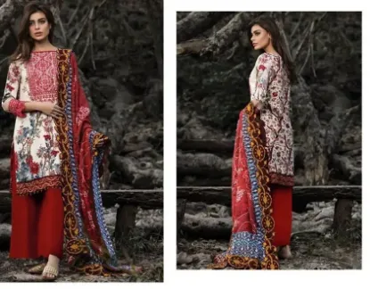 Picture of anarkali dress suit indian pakistani floral embroidered