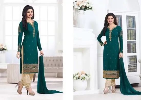 Picture of anarkali ethnic salwar kameez indian designer pakistani