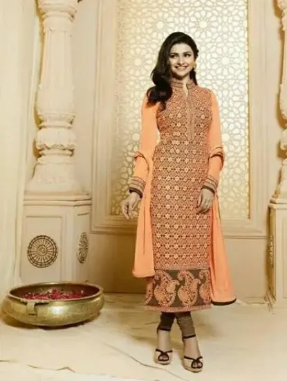 Picture of anarkali indian bollywood pakistani modest maxi gown de