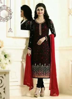 Picture of anarkali indian suit - designer dress wear women salwar