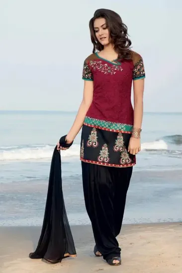 Picture of anarkali pakistani salwar kameez women indian party des