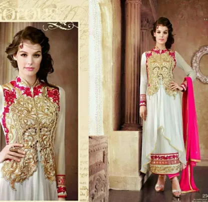 Picture of anarkali salwar kameez designer suit indian pakistani e