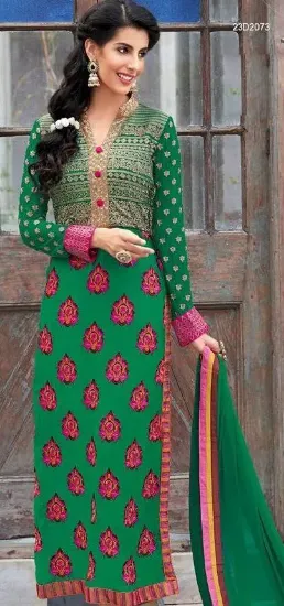 Picture of anarkali salwar kameez pakistani bollywood indian weddi